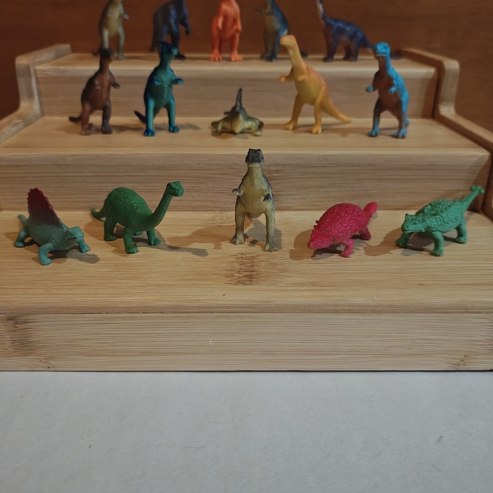 15 Piece Dinosaur 2" Vintage? [Quarter Machine?]‎ Cake Topper Bundle - Picture 4 of 5